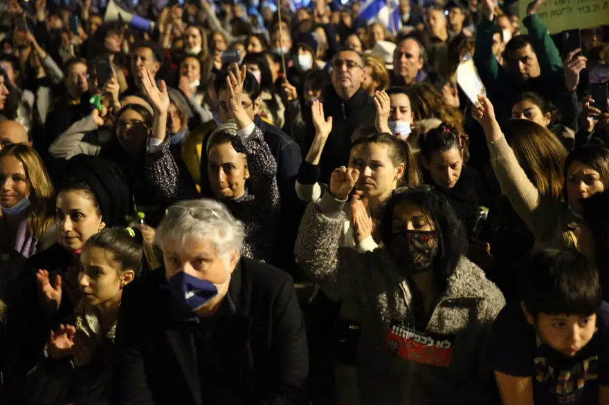 İsrail'de “Aşıya hayır” protestoları 17
