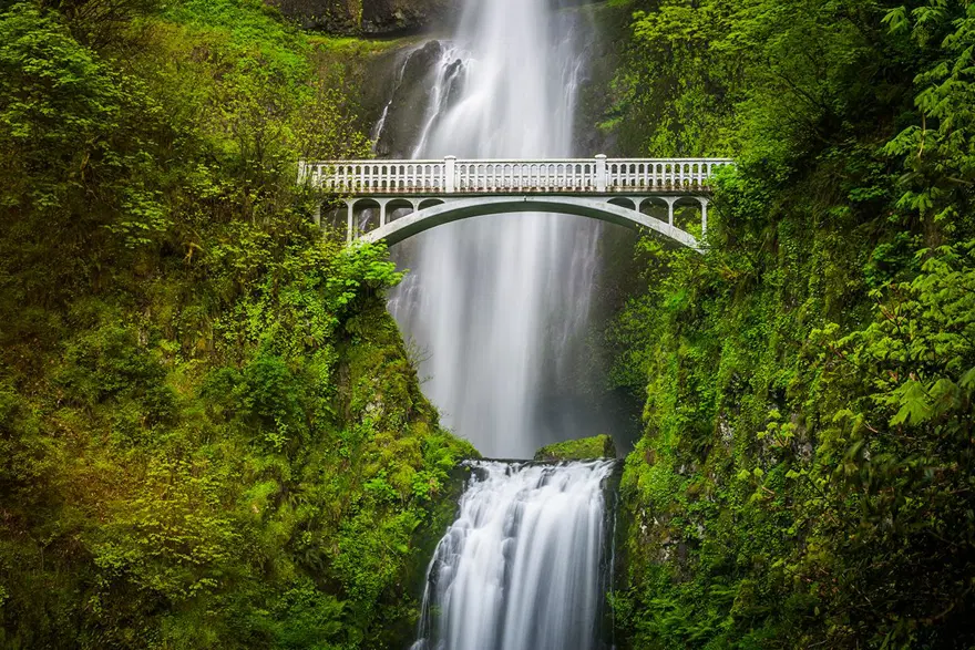Multnomah Şelalesi, Oregon, ABD 3
