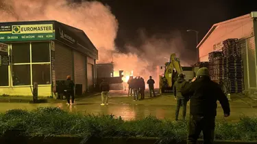 Sinop’ta bungalov ev atölyesinde yangın