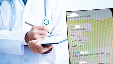 Kadın hastalar hakkında iğrenç yazışma: İki doktor adli kontrol şartıyla serbest