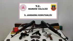 Mardin'de silah kaçakçılarına operasyon