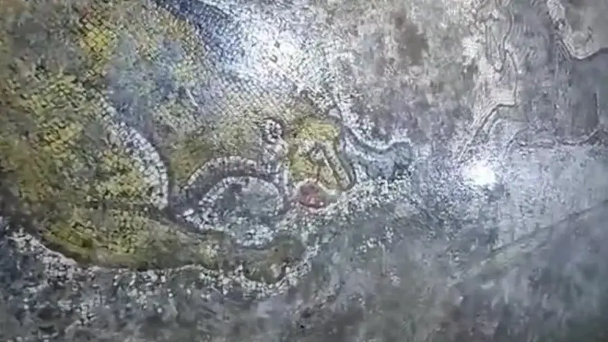 1500 yıllık mozaik, kaçakçılara satılmadan ele geçirildi 4