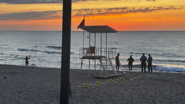 İnkumu'nda deniz akıntısı paniği