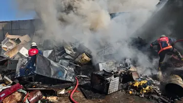 Hurdacılar Sitesi’nde yangın söndürüldü