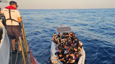 Fethiye açıklarında 73 kaçak göçmen yakalandı