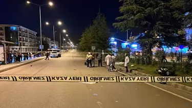 Yaya geçidinde motosikletin çarptığı yaşlı çift hayatını kaybetti