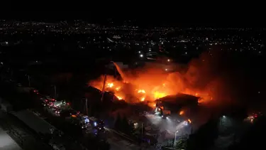 Niğde'deki fabrika yangını söndürüldü