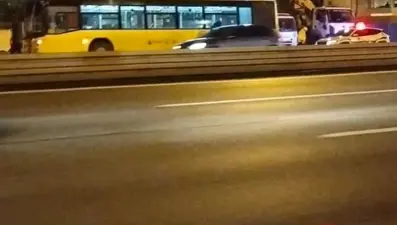 15 Temmuz Şehitler Köprüsü'nde İETT otobüsü arızası
