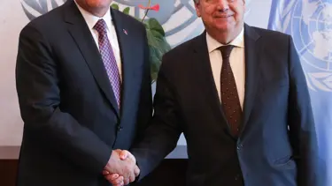 Çavuşoğlu-Guterres görüşmesi (Diyarbakır'daki anneler de gündeme geldi)