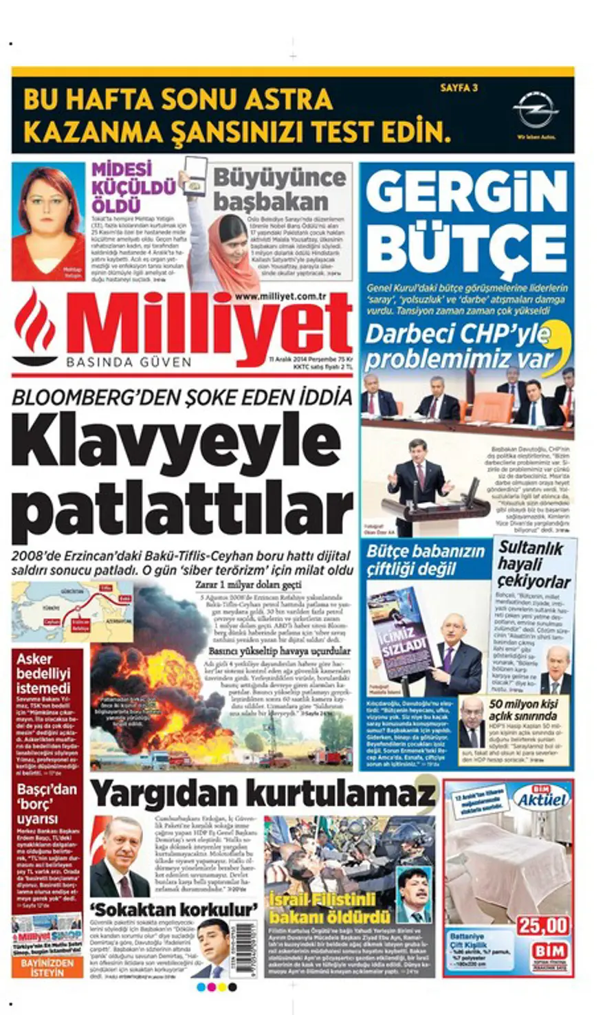 Günün gazete manşetleri 8