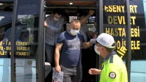 Esenyurt'ta minibüsten 30 yolcu çıktı