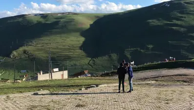 Atatürk'ün silüetinin görüldüğü köy karantinaya alındı