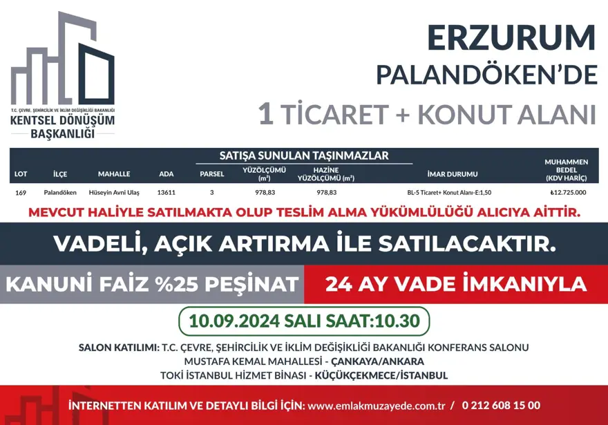 53 ilde 747 arsa bugün satışa çıkıyor: Hangi ilde, kaç arsa satışa çıkacak? Yüzde 25 peşin, 24 ay vade fırsatı (İl il satışa sunulan arsalar ve fiyat listesi) 20