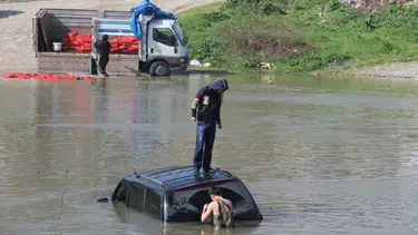 Cipiyle derede mahsur kaldı