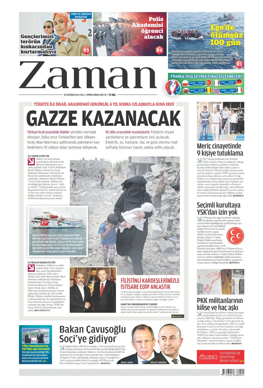 Gazete manşetleri (28.06.2016) 22