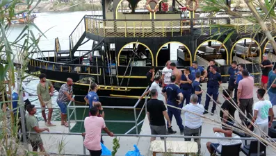 Antalya’datur teknesi gerilimi: Mahalleli vinç çağırıp iskeleyi söktürdü