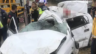 Tokat'ta otomobil devrildi, sürücüsü hayatını kaybetti