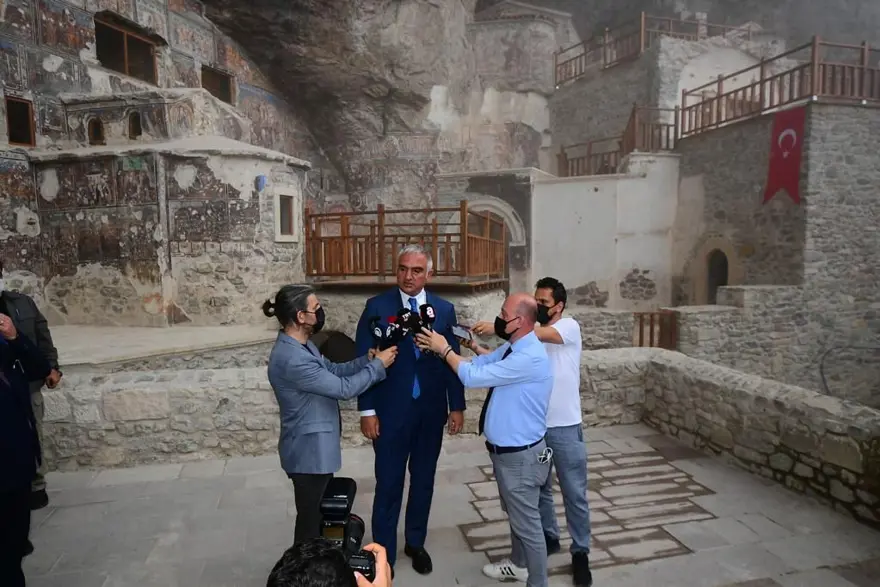 Sümela Manastırı 5 yıl sonra ziyarete açıldı 7 Sümela Manastırı 5 yıl sonra ziyarete açıldı 7