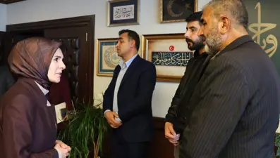 Bakan Göktaş, Rojin Kabaiş'in ailesiyle bir araya geldi