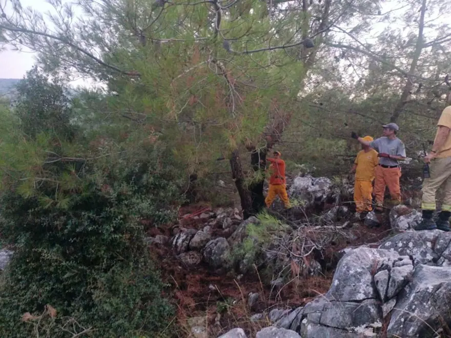 Muğla’da düşen yıldırımlar 36 noktada yangın çıkardı 2 Muğla’da düşen yıldırımlar 36 noktada yangın çıkardı 2