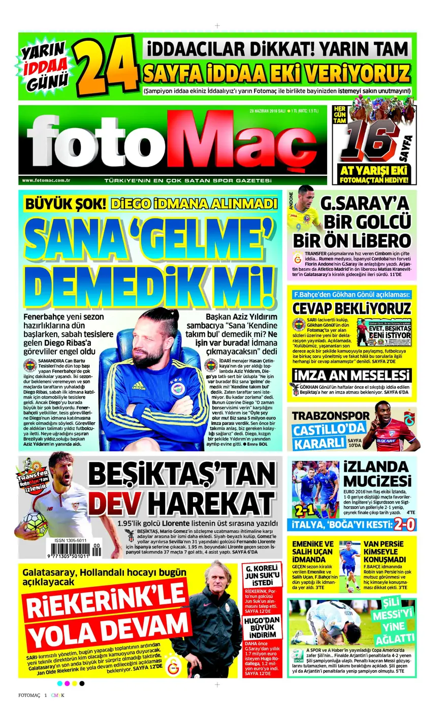 Gazete manşetleri (28.06.2016) 13
