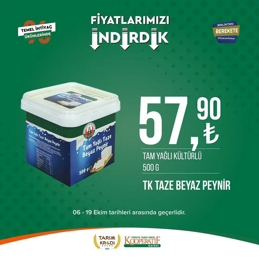 Tarım Kredi Kooperatif Market kasım ayına özel yeni indirimli ürünler: Birçok üründe yüzde 50 indirim fırsatı (2 Kasım 2023 Tarım Kredi Market indirimleri) 97