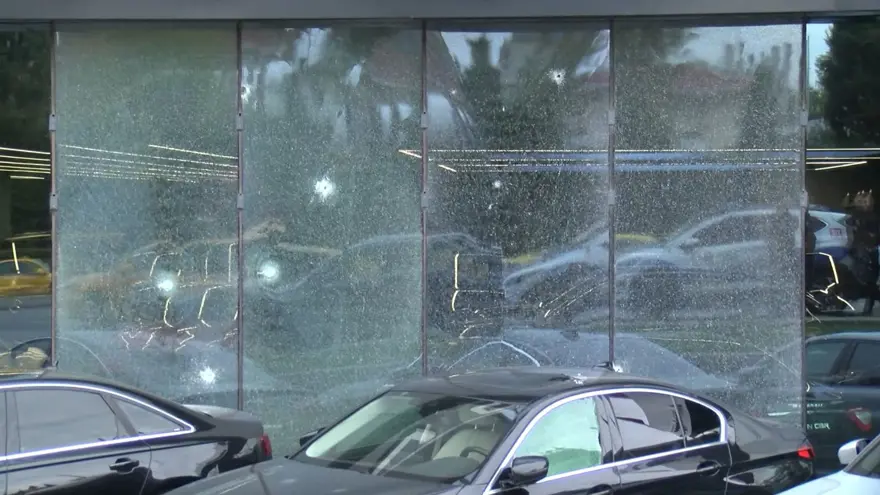 Oto galeriye uzun namlulu silahlarla saldırı 8