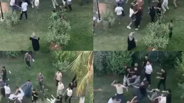 Mersin'de iki grup arasında sopalı sandalyeli kavga