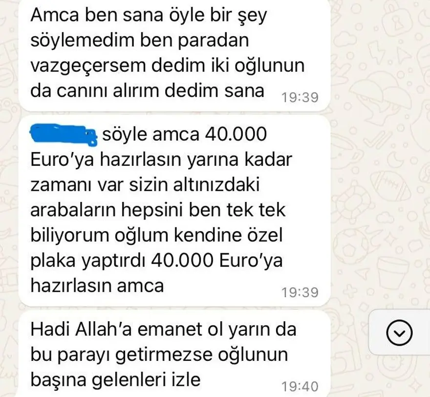 Esenyurt’ta50 bin euroluk haraç kurşunu: “Ya para ya da çocukların” 2