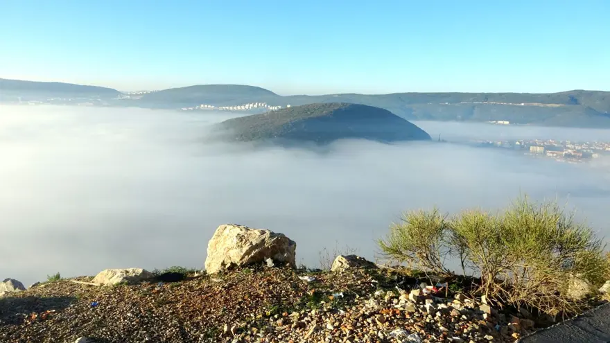 Muğla güne sisle uyandı: Masalsı atmosferi görenler kameraya sarıldı 3