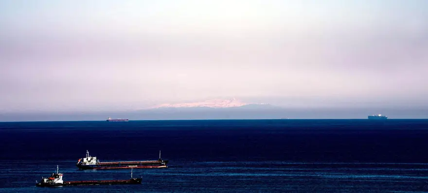 Tekirdağ'dan Uludağ'ın karlı zirveleri görüntülendi 9