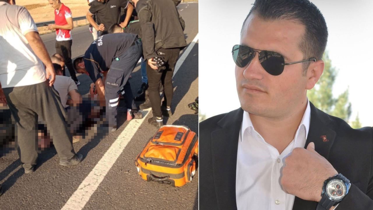 Şanlıurfa'da motosikletli grupta kaza: Öğretmen hayatını kaybetti