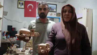 İş kazasında bacağını kaybetti, devlet desteğiyle hayata tutundu: Kendi atölyesinde üretiyor