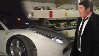 Tosuncuk’un Uruguay maceraları 3: Başını yakan Ferrari’nin görüntüleri ortaya çıktı