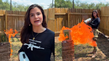 ABD'li siyasetçiden skandal video: Alev makinesiyle Kur’an-ı Kerim yaktı