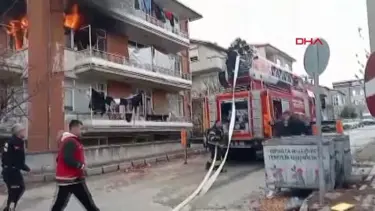 Isparta'da ev yangını
