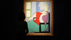 Picasso’nun 'Pencerenin yanında oturan kadın' tablosu 103 milyon dolara satıldı Picasso’nun 'Pencerenin yanında oturan kadın' tablosu 103 milyon dolara satıldı