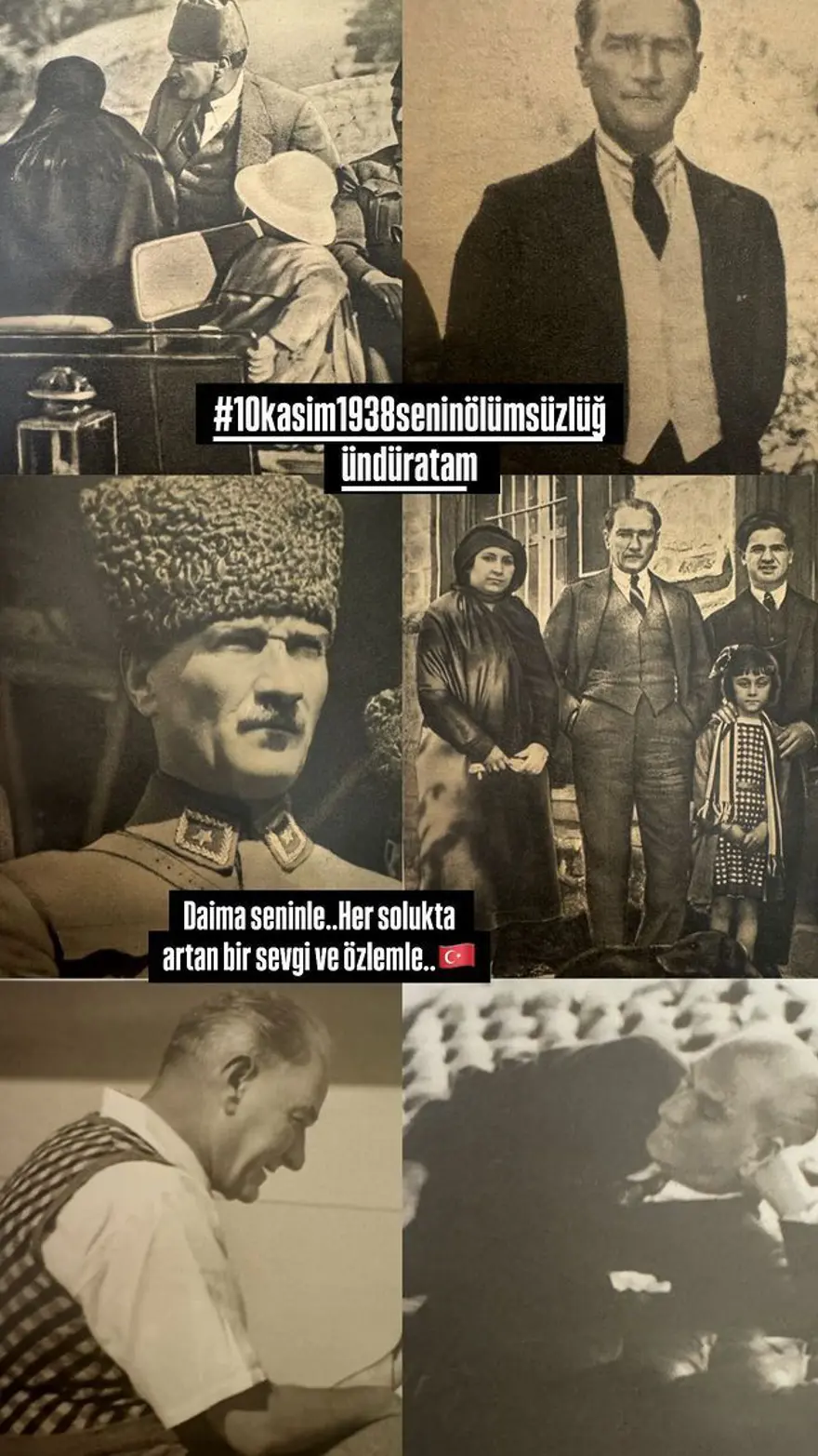 Ünlü isimlerden 10 Kasım Atatürk&#x27;ü anma mesajları 8
