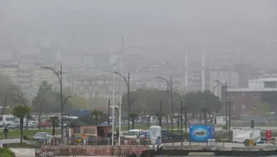 Samsun'da sis etkili oldu