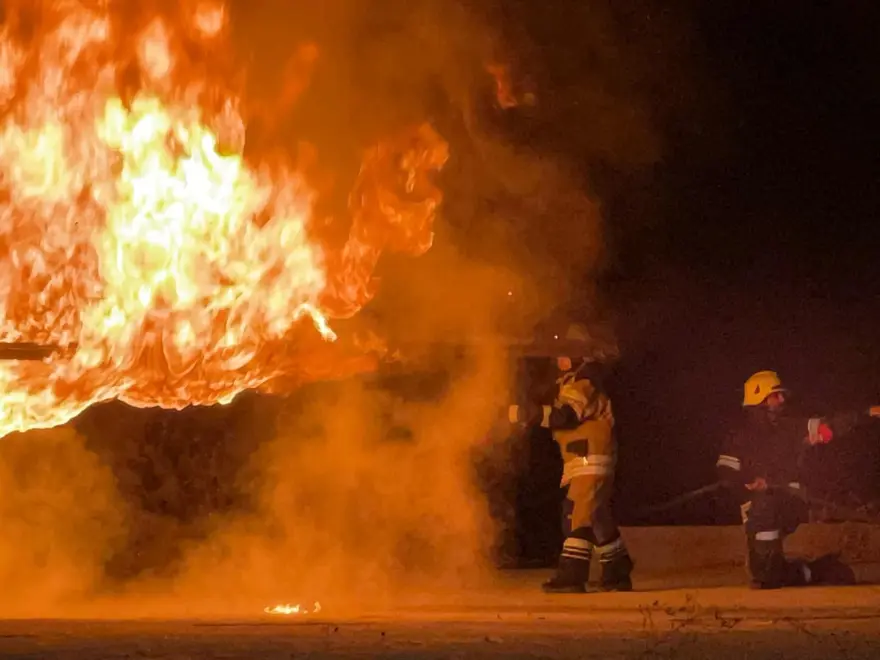 Havalimanında gerçeği aratmayan tatbikat 4