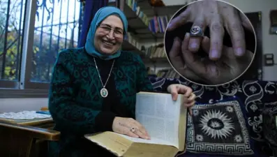 Esad düşünce hatıra yüzüğünü takabildi! Golan'da yaşayan Türk asıllı Ayşe'nin kalbe dokunan hikayesi