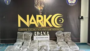 Otoyolda narkotik operasyonu: 55 kilogram uyuşturucuyu valizlere saklamışlar