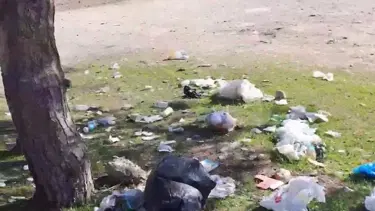 Piknikçiler gitti, çöpleri kaldı