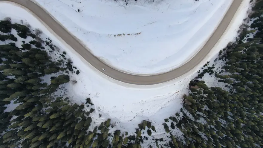 "Anadolu'nun yüce dağı" havadan görüntülendi 3