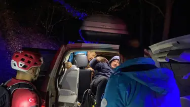 Uludağ’da mahsur kalan vatandaşı AFAD kurtardı