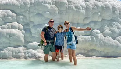 Karavanla dünya turuna çıkan Fransız aile, Türkiye'ye hayran kaldı