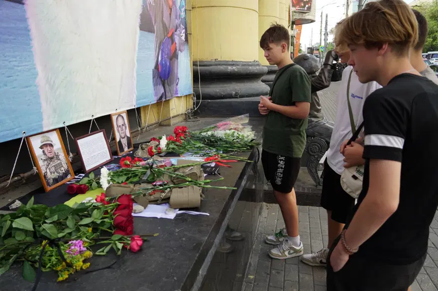 Wagner'in kurucusu Prigojin için Rostov’da anma töreni 7 Wagner'in kurucusu Prigojin için Rostov’da anma töreni 7