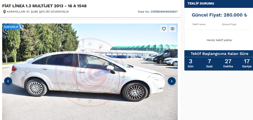 Kamu araçları 250 bin liraya satışta: Kamu araçları satış ihalesine nasıl girilir? (E-İhale giriş ekranı) 20