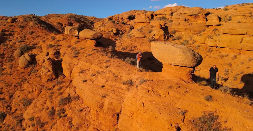 Kars'taki kızıl kaya kanyonları Arizona'yı andırıyor: Doğa tutkunları hayran kaldı 1