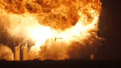 Starship böyle patladı: Musk "sadece çizik" dedi